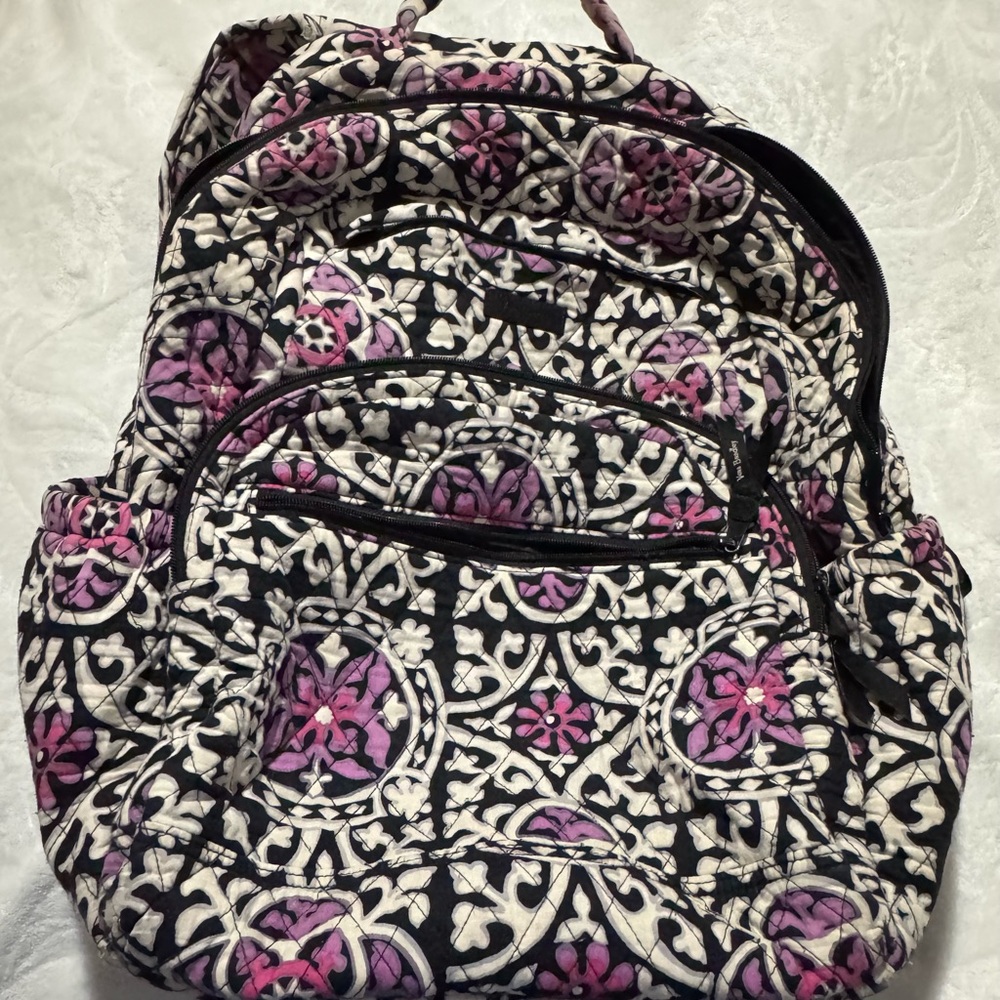Floral Patterned Backpack - image 1